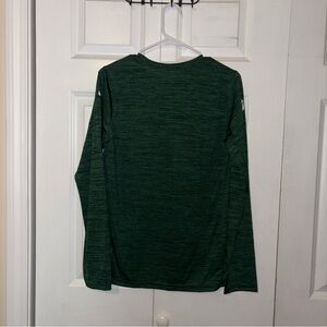 Nike Dark Green Men's Long Sleeve Tee